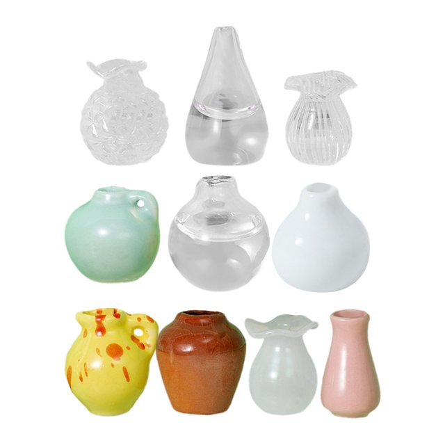 Clearance! Vase Magnets Ceramic Vase Refrigerator Magnets 3D Ceramic Flower Vase Cute Plant Vase Fridge Magnets Kitchen Decoration