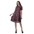 thumbnail image 4 of Moomaya Printed Loose A-Line Dress With Pockets Short Sleeve Dresses Women, 4 of 4