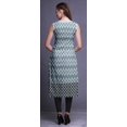 thumbnail image 4 of Bimba Tuniques Droites pour Femmes Imprimées Sans Manches Kurti Décontractée Robe X-Small, 4 of 5
