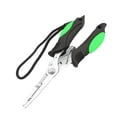 thumbnail image 1 of Fishing Gear Nose Lock Nose Fishing Pliers Stainless Steel Hook Remover Braid Cutter Rustproof Efficient Angling Tool, 1 of 9