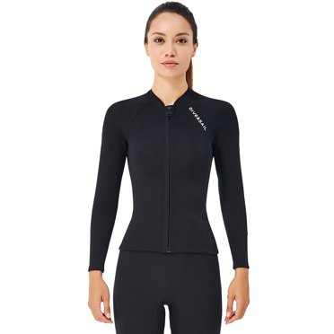 Combinaison de Plongée DIVE&SAIL, avec Fermeture Éclair Eau Femmes Manches à Glissière 2 mm Hommes Femmes avec Manches à Glissière Mewmewcat Buzhi Combinaison 2 mm Huiop 2 mm Combinaison d'Eau