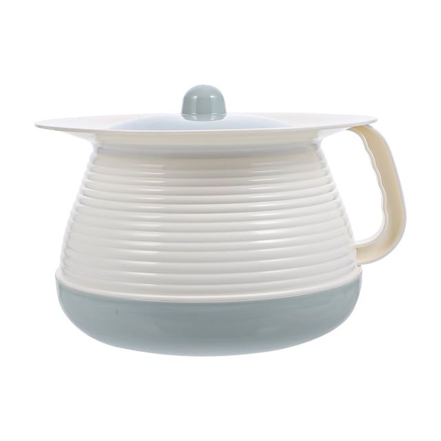 MasteelfCA 1 Set Plastic Spittoon with Lid Portable Chamber Pot Covered Night Urinal for Home Hospital