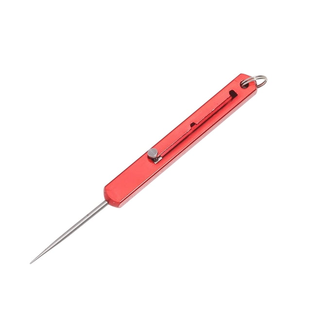 MTBLYS Alloy Retractable Toothpick 3-Stage Adjustable Portable Pocket Size Fruit Fork Disassembly Travel Dining Use