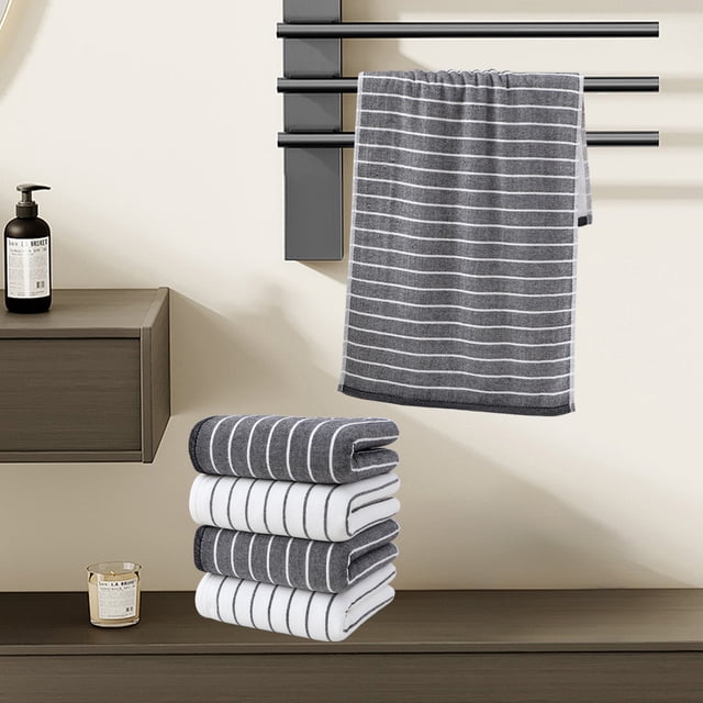 Ensemble de Cinq Serviettes, Absorbant l'Eau, Doux et Agréable, Débarbouillettes, Ensemble de Serviettes pour la Maison