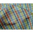 thumbnail image 3 of oneOone Silk Tabby Fabric Madras Check Fabric Prints By Yard 42 Inch Wide, 3 of 3