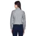 thumbnail image 2 of Harriton Ladies' Long-Sleeve Oxford with Stain-Release, 2 of 3