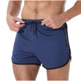 thumbnail image 1 of ohmzyzo Men's Running Shorts 3 Inch Quick Dry Gym Athletic Jogging Shorts with Zipper Pockets, 1 of 8