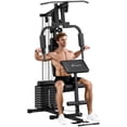 thumbnail image 1 of Soozier Home Gym Machine with 99lbs Weight Stack, Multifunction Power Tower, 1 of 10