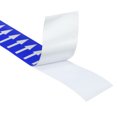 thumbnail image 4 of Unique Bargains Directional Flow Arrow Tape 1-3/16'x65', Adhesive Pipe Identification Marking Stickers, White on Blue, 4 of 5