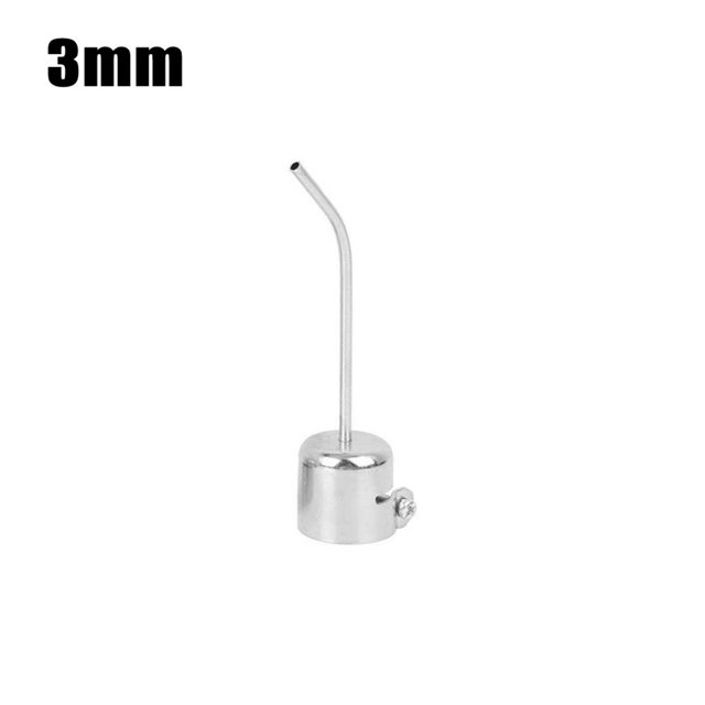 Lefu 1pc Long Bent Curved Angle Welding Nozzle for 850 Series Hot Air Rework Station