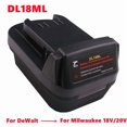 thumbnail image 2 of Power Tool Adapter DM18M Converter For Dewalt 18V Li-ion Battery for Makita/Milwaukee/Bosch/Ryobi/Hitache/Metabo/Worx/Devon Tool, 2 of 4