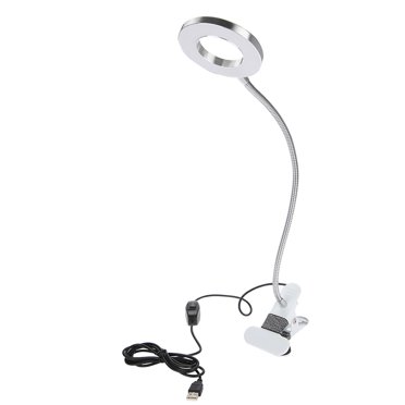 Lampe de Table Flexible, Lampe de Table USB, Lampe à Pince, Lampe à Pince Flexible Portable Dimmable pour Sourcils Yeux