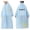 Bleu Clair, variante sur AJIWYH Manteau de Pluie pour Enfants, Imperméable pour Enfants avec Sac à Dos Caché, Habit de Pluie de Vélo Long, Grand Poncho Scolaire pour Enfants Violet, 10-12 Ans