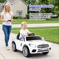 thumbnail image 4 of OLAKIDS 12V Electric Kids Ride On Car, Licensed Mercedes Benz SL500 Toy Car with Remote Control, MP3 Plug, USB, 2 Speeds, LED Lights, Battery Powered Toy Vehicle for Toddler Children, 4 of 10