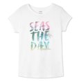 thumbnail image 1 of T-shirt avec imprimé graphique George pour filles, 1 of 2