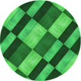 thumbnail image 1 of Ahgly Tapis d'Intérieur Lavable en Machine Carré Vert, 3 Pieds Carré, 1 of 7