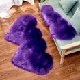 thumbnail image 1 of Dvkptbk Rugs for Living Room Wool Imitation Sheepskin Rugs Faux Non Slip Bedroom Carpet Mats Home Decor on Clearance, 1 of 2