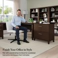 thumbnail image 3 of Somerset Tall 5 Shelf Bookcase in Mocha Cherry - Engineered Wood, 3 of 8