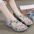 thumbnail image 4 of IUJSOY Sandales de Randonnée pour Femmes Chaussures de Marche Confort Ajustables Été Plage Légères Chaussures d'Eau, 4 of 9