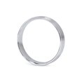 thumbnail image 2 of Mens 5mm 10K White Gold Brushed Wedding Band, 2 of 4