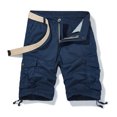thumbnail image 1 of TopLLC Shorts pour Hommes, Shorts pour Hommes Shorts Cargo pour Hommes Shorts de Course pour Hommes Multiples Poches Utilitaires Taille Élastique Shorts de Randonnée en Coton, 1 of 4