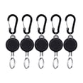 thumbnail image 2 of 5pccs Retractable Key Chain, Heavy Duty Key Reel Keychain, Extendable Key with 68cm Steel Wire Name Card, 2 of 8