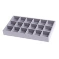 thumbnail image 1 of Milaget Velvet Jewelry Display Tray Earrings Bracelets Storage Organizer 18 Grids, 1 of 9