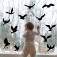 thumbnail image 3 of WHEANG Wall Decor DIY -collision Black Glass Sticker Static Electricity Removable Grille Warnings Wall Sticker, 3 of 4