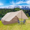 thumbnail image 2 of Costway Tente de Camping Gonflable 4 à 6 Personnes, Imperméable, Tente Pneumatique avec Auvent, Pompe, 2 of 10