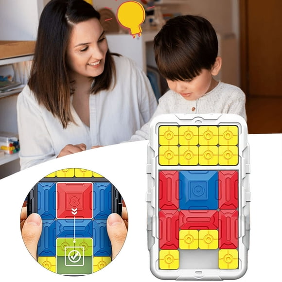 Jouets Route Intelligente Enfants Adultes Casse-Tête à Glissière Casse-Tête Jeu de Réflexion Logique Éducation Précoce Casse-Tête Jouets Plastique Noir-1