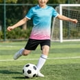 thumbnail image 2 of LUOGENLI Football Competition Training Team Football Children's Sports (Sky Blue Size 17-18 Years), 2 of 9
