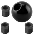 thumbnail image 1 of Metal Gear Shift Knob, Car Universal Manual Knob Gear Shift Head Round Ball Shape, 1 of 7