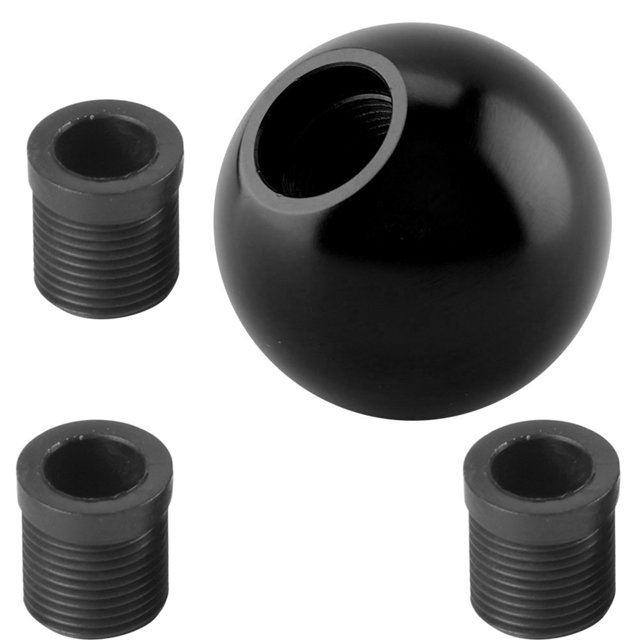 Metal Gear Shift Knob, Car Universal Manual Knob Gear Shift Head Round Ball Shape