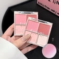 thumbnail image 2 of 4 Color Blush Palette Matte Long Lasting Waterproof Smooth Blusher Natural Nude Blush Rouge T1S4 Makeup Apricot P5U7, 2 of 7