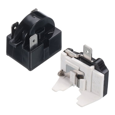 Unique Bargains Relais de Démarrage PTC pour Réfrigérateurs 3 Broches 4,7 Ohms Protecteur de Surcharge 1/2 Hp pour Réfrigérateurs Congélateur de Boissons