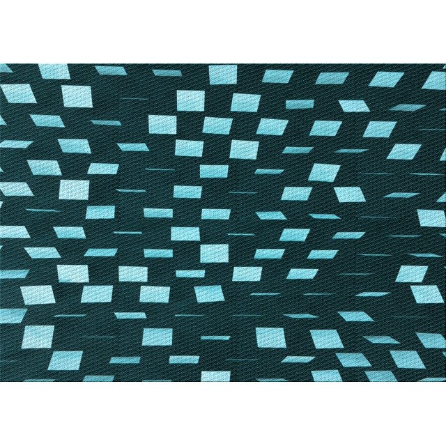 Ahgly Company Machine Washable Indoor Rectangle Transitional Deep Teal Green Area Rugs, 5' x 8'
