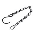 thumbnail image 1 of Unique Bargains 24cm Extension Lighting Chain S Hook Hanging Chains Black 2 Pack, 1 of 6