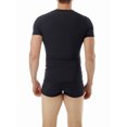 thumbnail image 3 of Underworks Mens Microfiber V-Neck Light Compression T-Shirt, 3 of 5