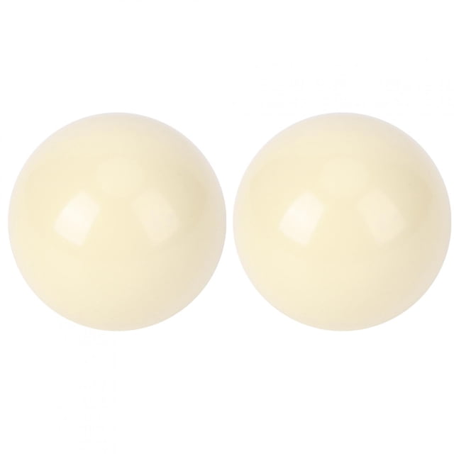 Domqga 2pcs Pool Table White Billiard Balls Snooker Pool Table Training Spot Cue Ball Standard 5.72CM,Billards Ball,Snooker Pool Cue Ball