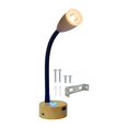 thumbnail image 3 of Abbracc RV Reading Lamp 3W 12V-24V Blue Nightlight Memory Function for Bed Van Truck Black, 3 of 9