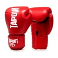 thumbnail image 1 of Gants de boxe Tapout 12oz avec fermeture réglable à crochets et boucles - Rouge, 1 of 2