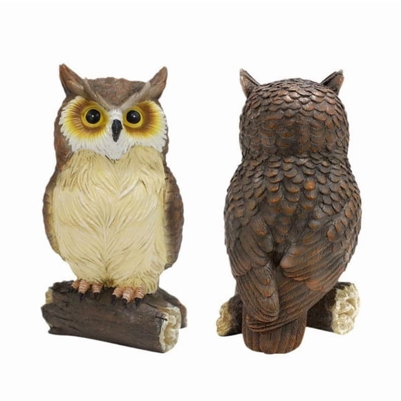 Drppepioner Owl Planter Pot Cute Resin Flower Pot for Succulents Indoor Plant Container