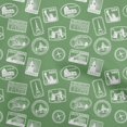 thumbnail image 1 of oneOone Velvet Forest Green Fabric Travel Craft Projects Decor Fabric Printed By The Yard 58 Inch Wide, 1 of 5