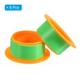 thumbnail image 3 of Unique Bargains Poignée de Rétrécissement de 3 Pouces, Distributeur de Pellicule Extensible 8 Pcs Distributeur de Film Extensible Main en Plastique pour Meubles, Orange, 3 of 5