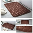 thumbnail image 1 of Bigersell Bath Mats Clearance Soft & Non-Slip Bath Mat, Water Absorbent and Machine Washable Bath Carpet Rug for Shower Bathroom Floor Rugs Bathroom Mat Coffee, 1 of 2