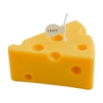 thumbnail image 2 of Danhjin Candle Decoration Mini Cheese Scented Candle Cute Birthday Gift Furniture Ornament Cake Cheese Candle Scented Candles, 2 of 9