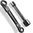 thumbnail image 4 of Plumbing Repair Wrench, Double Head Pipe Tool, Versatile Faucet & Tire Wrench, Compact Design, for Auto & Plumbing, Multi-Use Function, Automotive & Fixer Gear Hzhnb | Alloy, A, 4 of 9