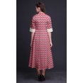 thumbnail image 3 of Bimba Robe Chemise Décontractée Ikat pour Femmes Imprimé Fête Mi-Mollet Robe Évasée-Très Petit, 3 of 5