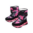 thumbnail image 1 of MAWCLOS Bottes Mi-Mollet Unisexes Bout Rond Chaussures d'Hiver Plateforme Antidérapantes Botte de Neige Doublée Peluche Randonnée Chaussure Chaude Rose Rouge 11c, 1 of 9