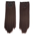thumbnail image 1 of Xihbxyly Fashion Hair Long Clip In Hair Extensions Full Straight Wig for Home, 1 of 4